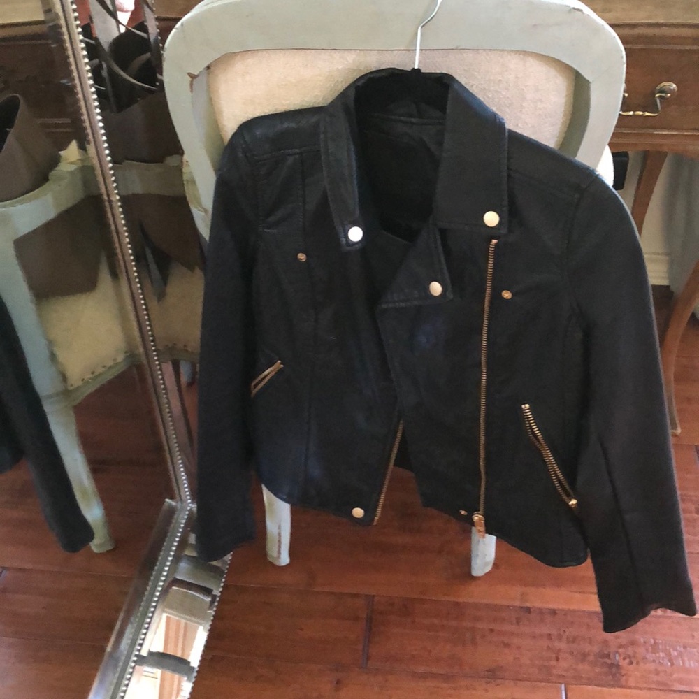 Blank nyc gold hardware jacket sizes length 38 arm